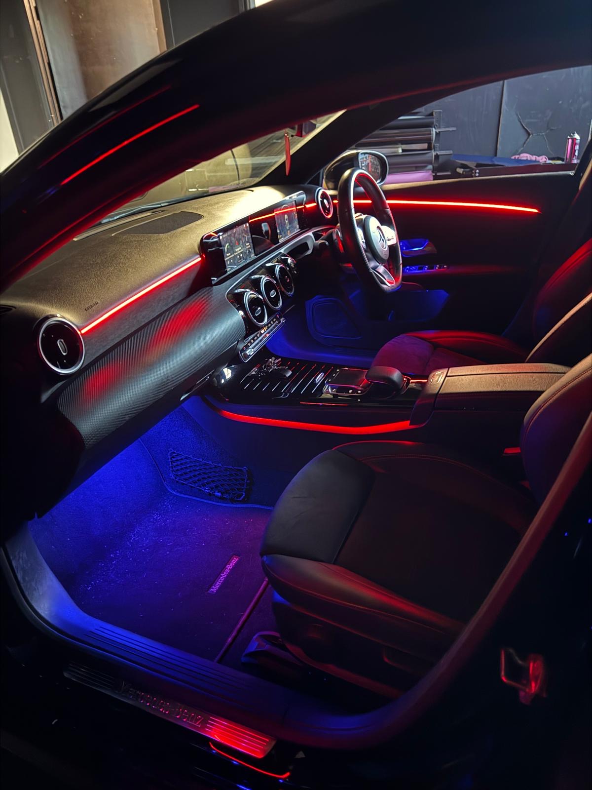 Mercedes interior ambient lighting